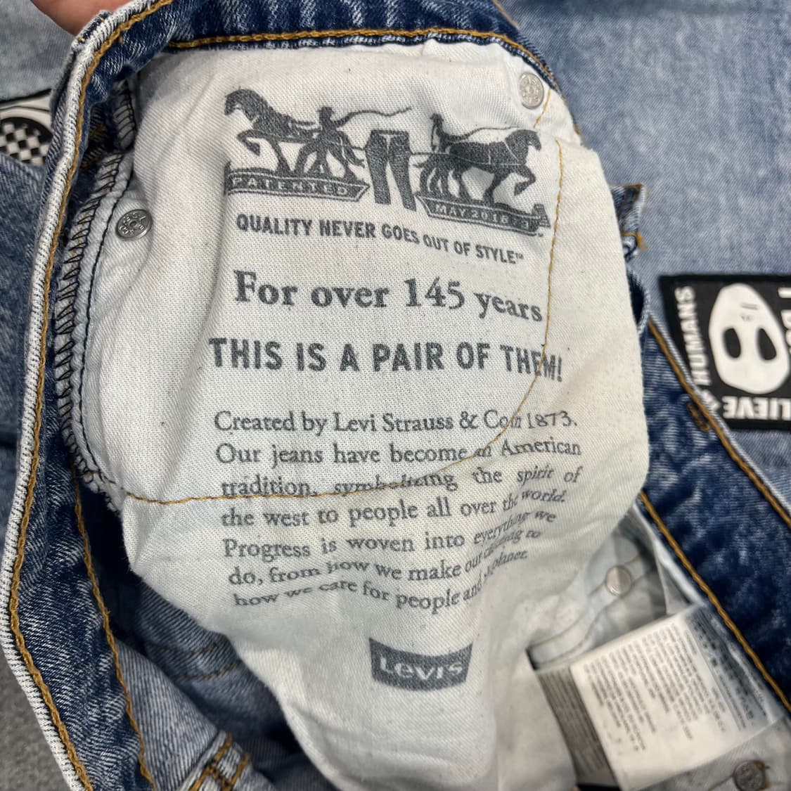 30 리바이스 511 패치 와펜 데님팬츠 상품이미지9