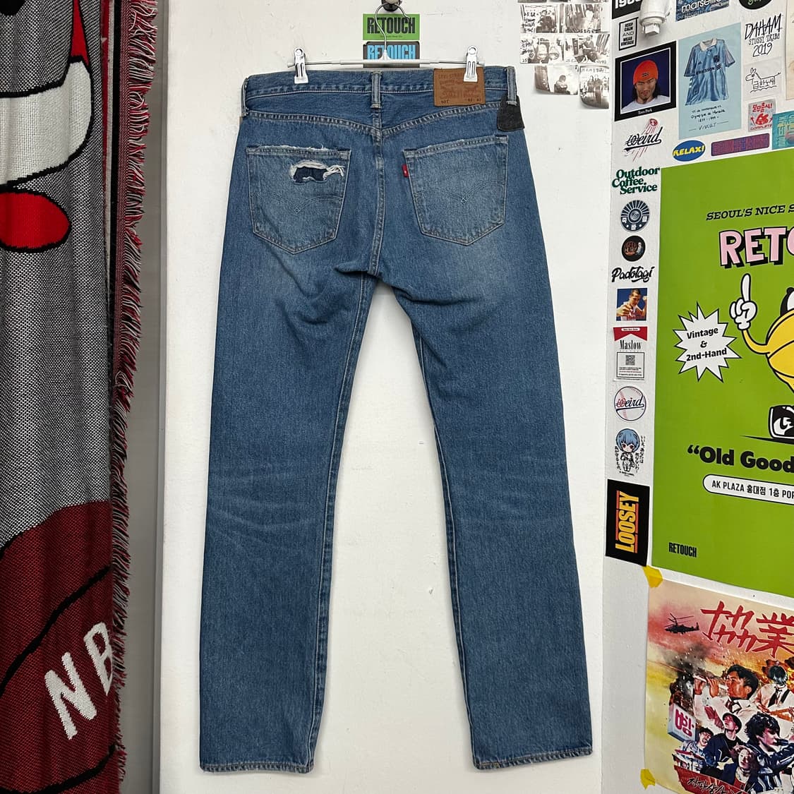 리바이스 501 패치워크 데님진 상품이미지5