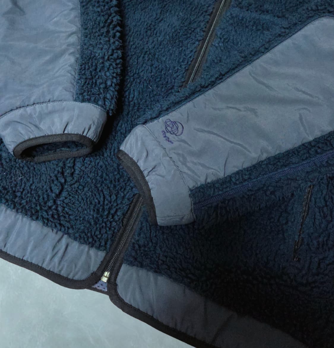 (M)파타고니아 Usa 04s 네이비 리듬 후디 플리스 자켓 신칠라 상품이미지3