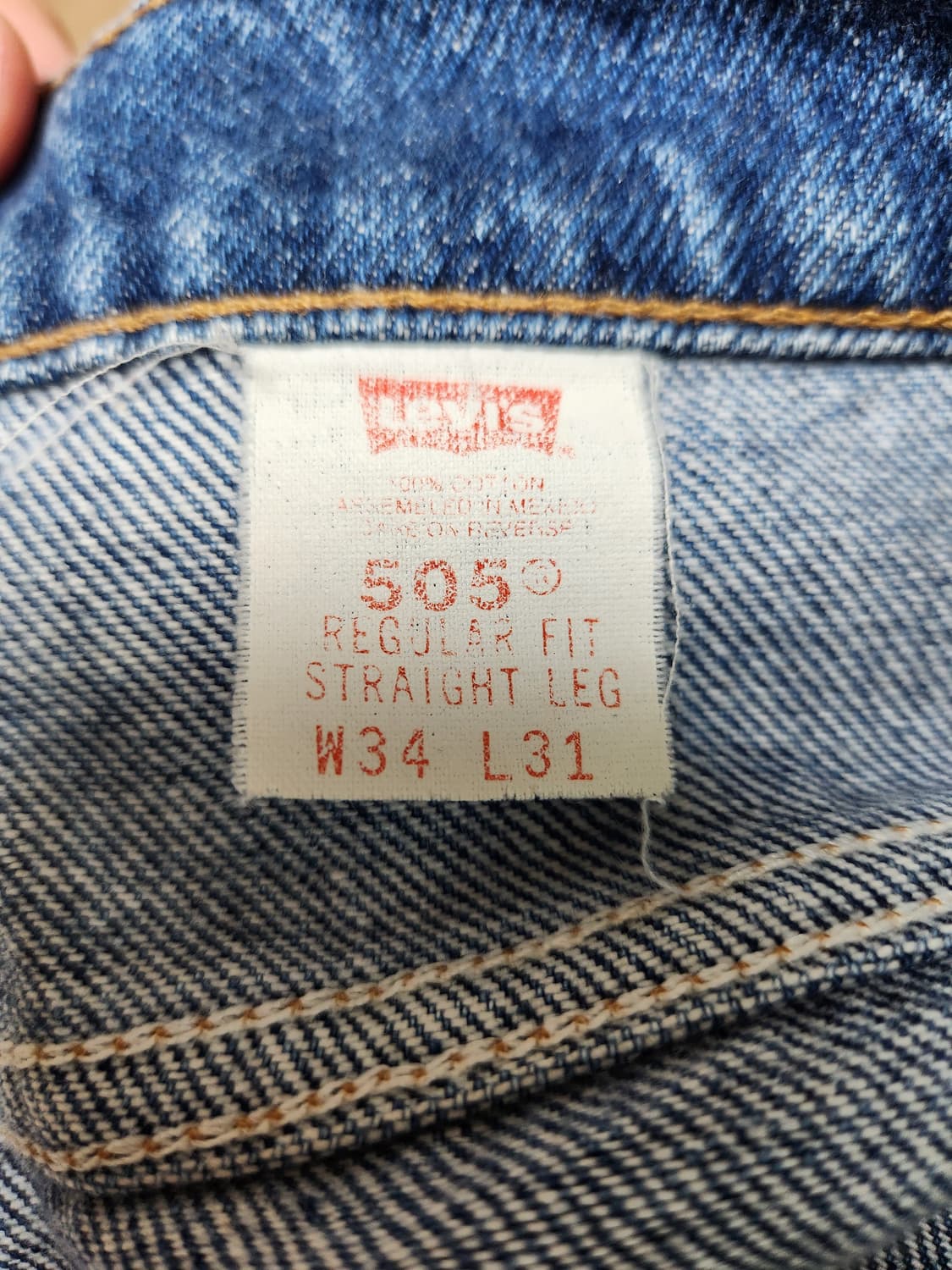 90s 리바이스 505 오랜지탭 멕시코 상품이미지3