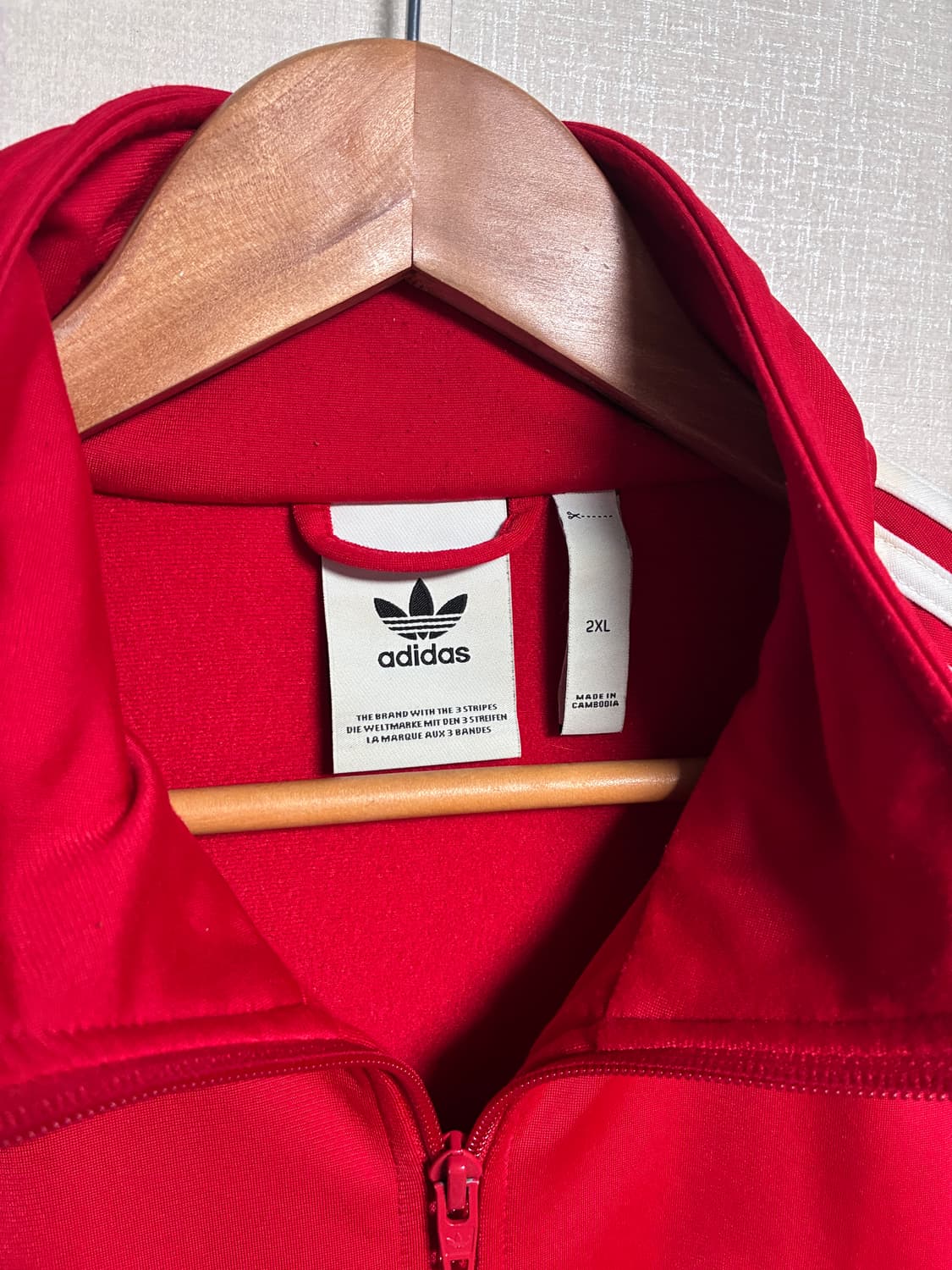 빈티지 아디다스 파이어버드 레드 2XL 상품이미지3