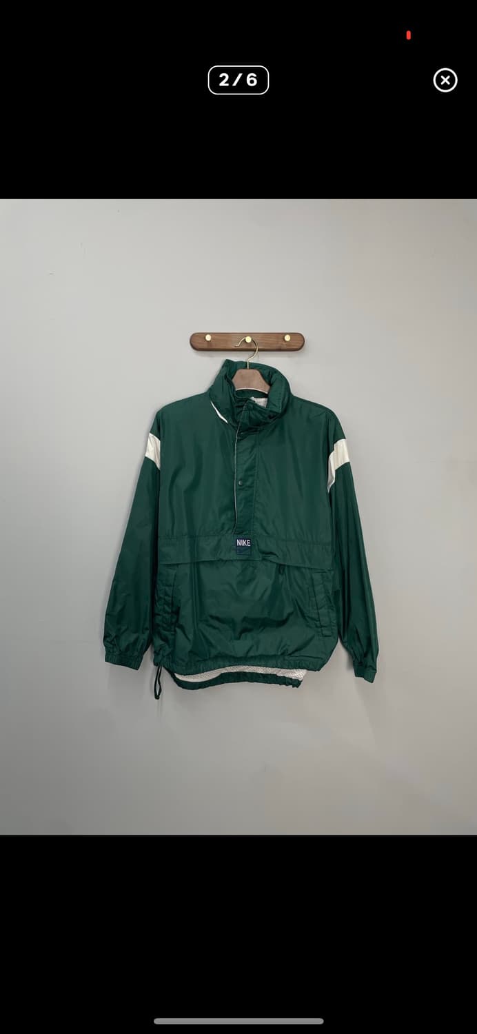 나이키 90s 올드스쿨 그린우븐 아노락 바람막이 A3170 상품이미지2