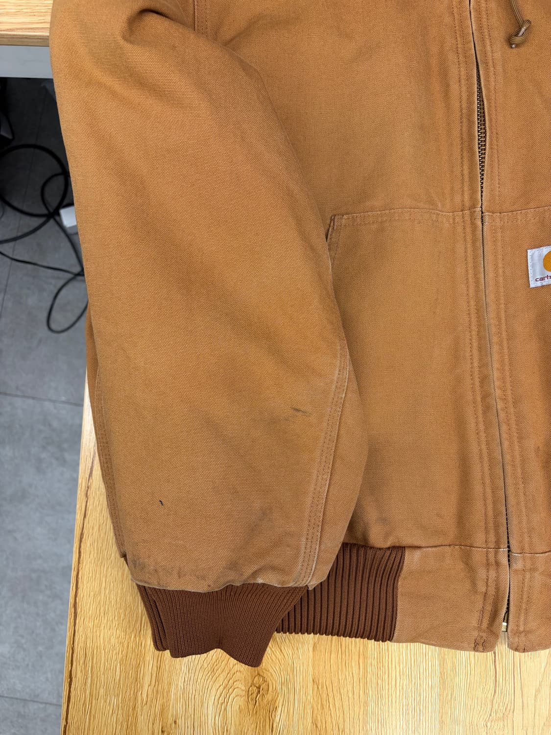 [L]칼하트 j140 덕 액티브자켓 브라운 상품이미지3