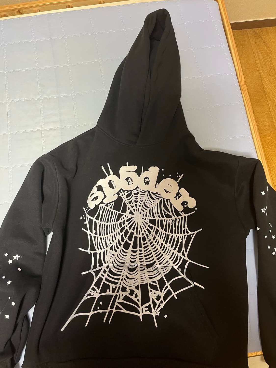 Sp5der 블랙 후디 상품이미지1