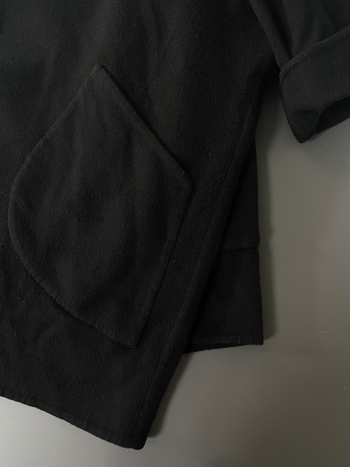 [S] 한섬 시스템 오버 핏 하프 코트 상품이미지5