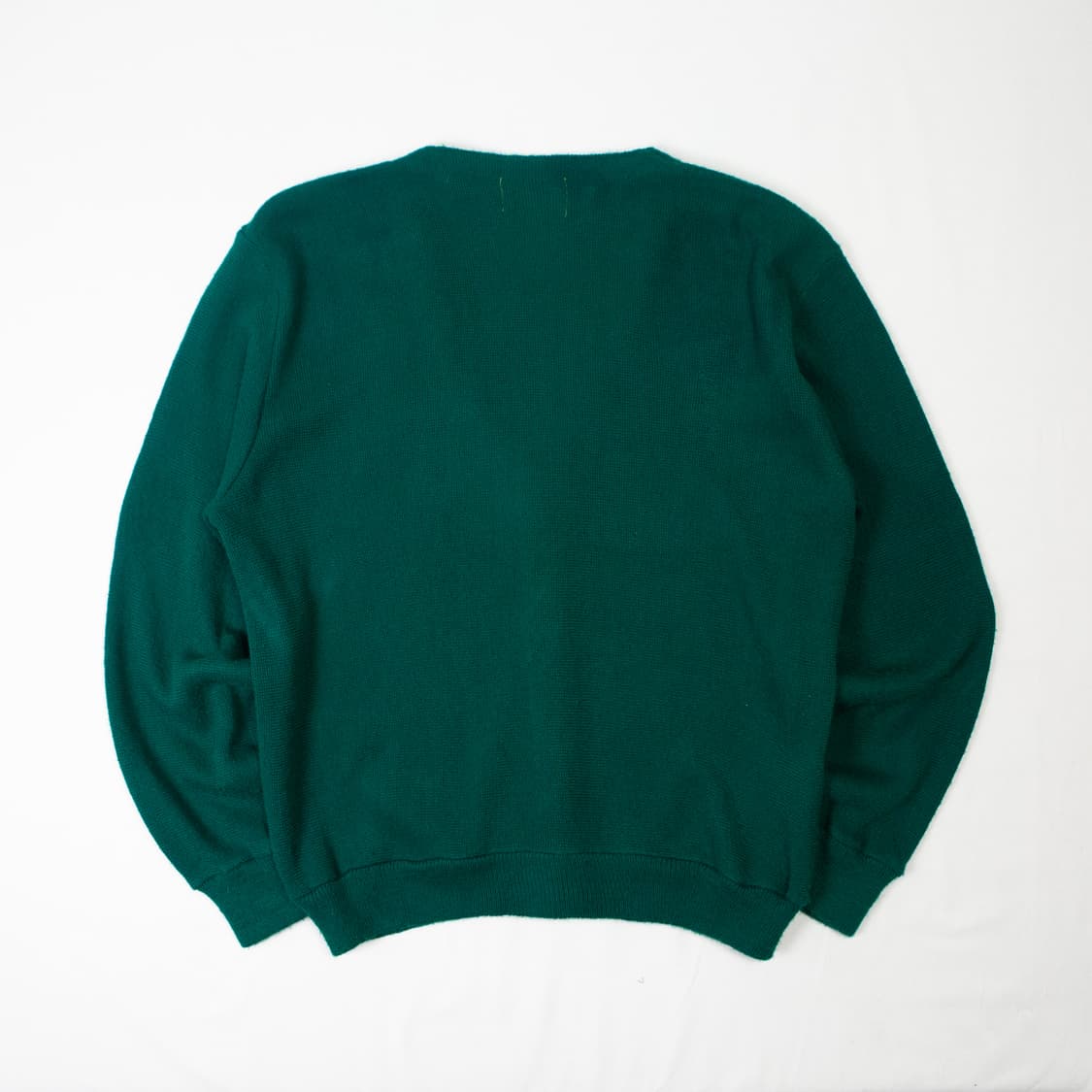 70s IZOD 라코스테 아크릴 가디건 딥 그린 상품이미지6