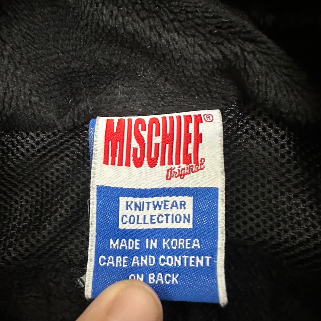 미스치프 벨루어 희귀 벨벳 트랙탑 자켓 상품이미지3