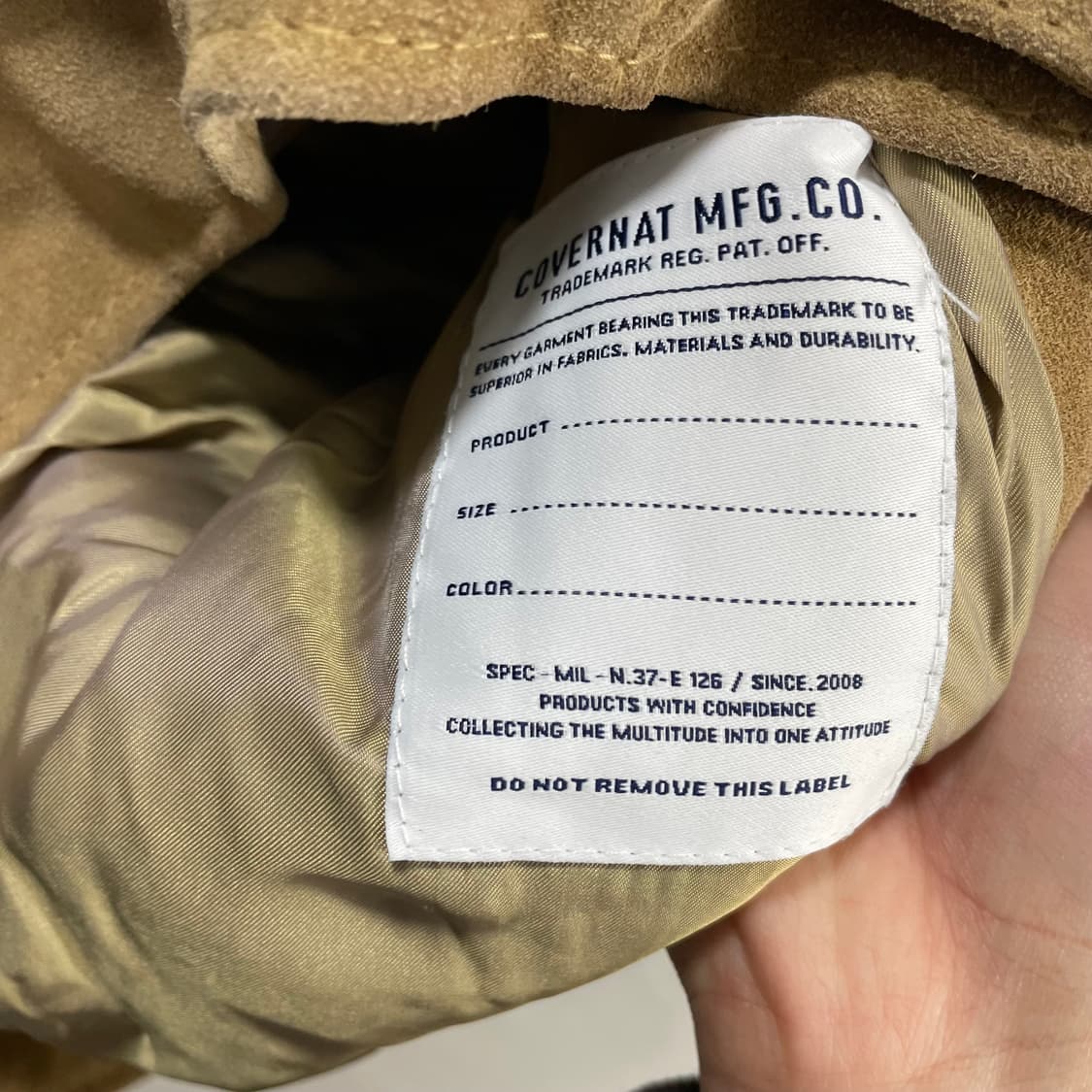 L 커버낫 가죽 스웨이드 트러커 자켓 상품이미지7