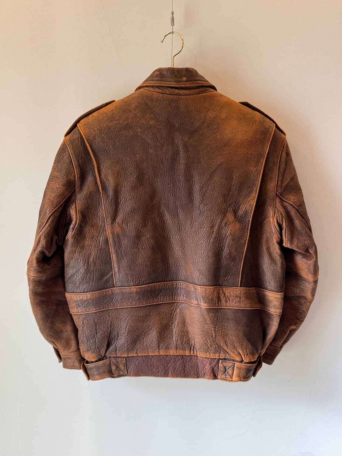 90s 빈티지 소가죽 자켓(O49) 상품이미지2