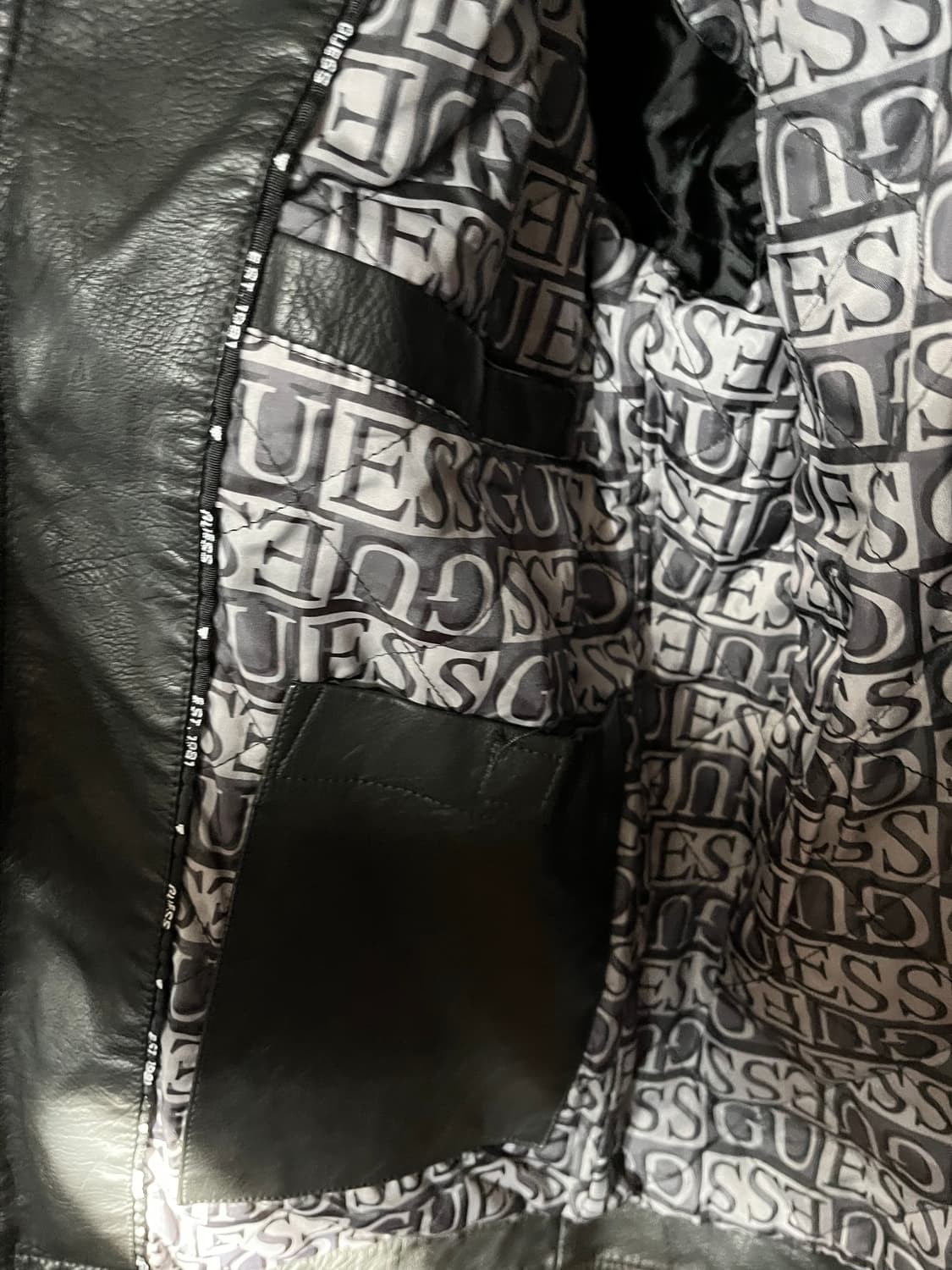 게스 페이크레더 자켓 상품이미지4