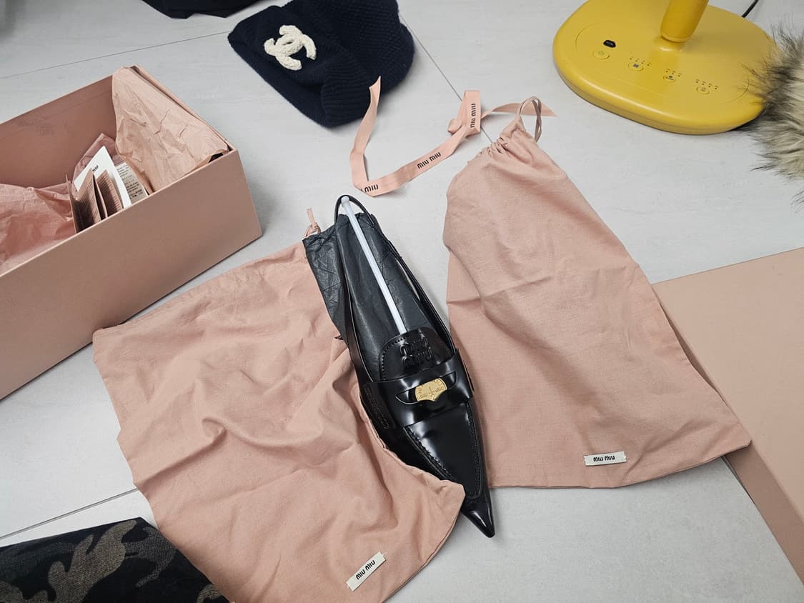 miumiu 레더 슬링백힐 상품이미지8