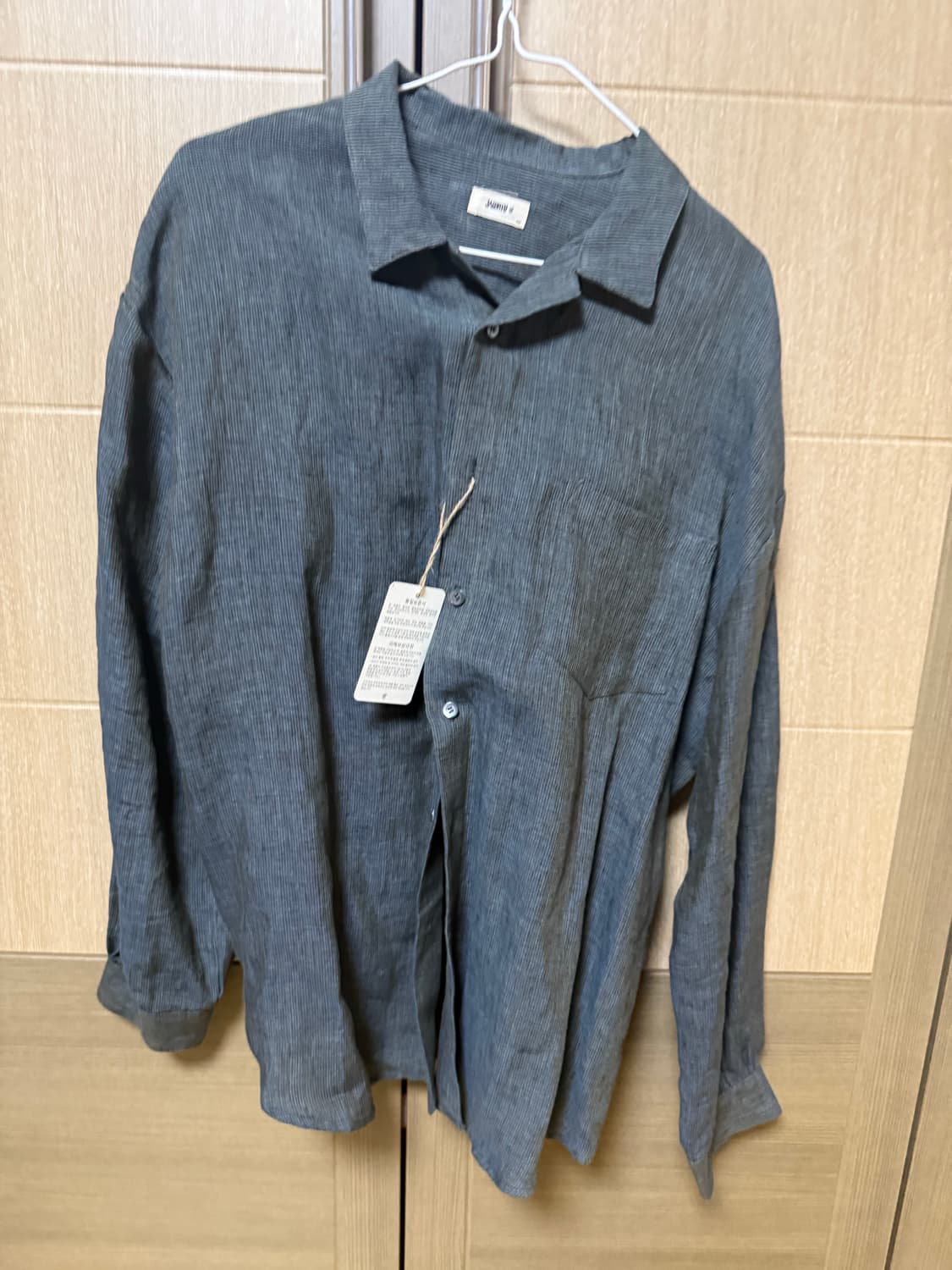 [1]마이라이브러리X자고류 린넨셔츠 상품이미지1