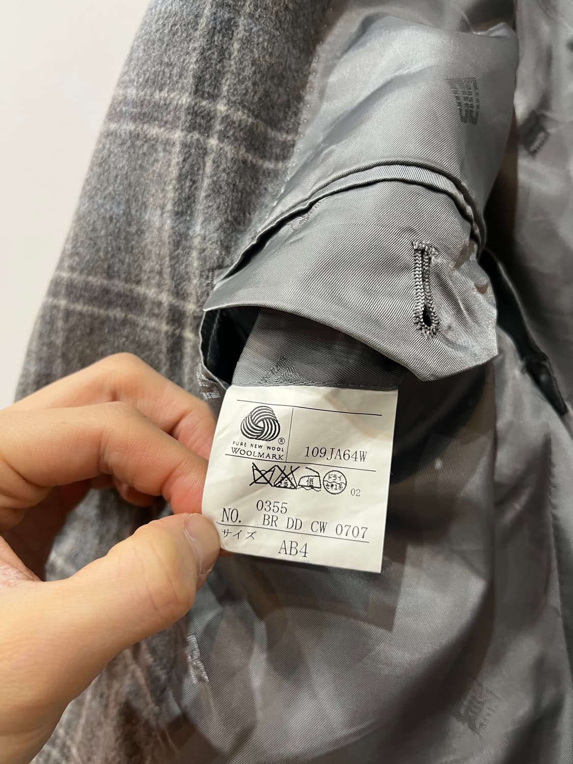 닥스 재팬 캐시미어100% 블레이저 자켓 MADE IN JAPAN  상품이미지8