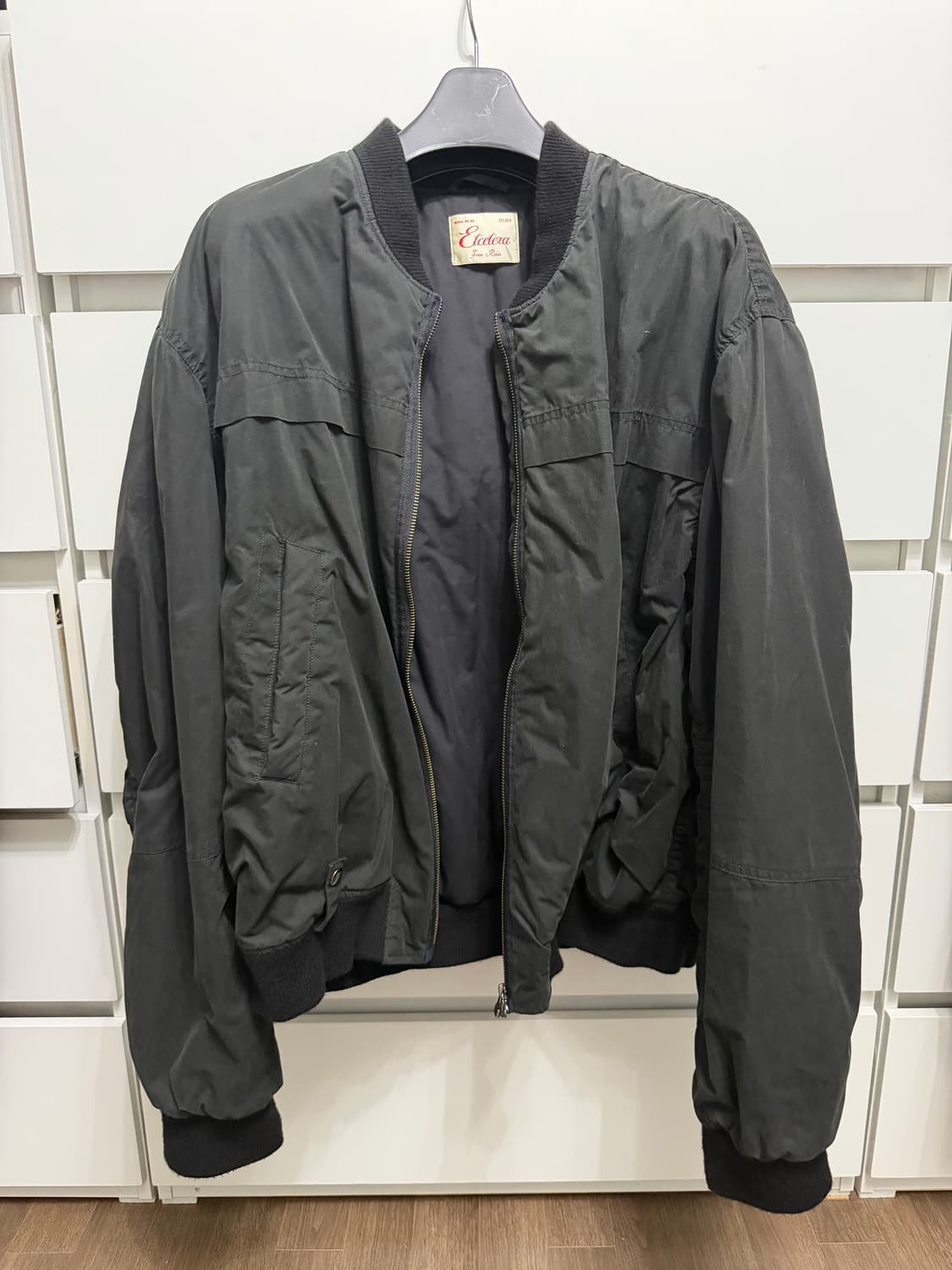 [XL] ETCE 이티씨이 워시드 코튼 봄버 자켓 상품이미지2