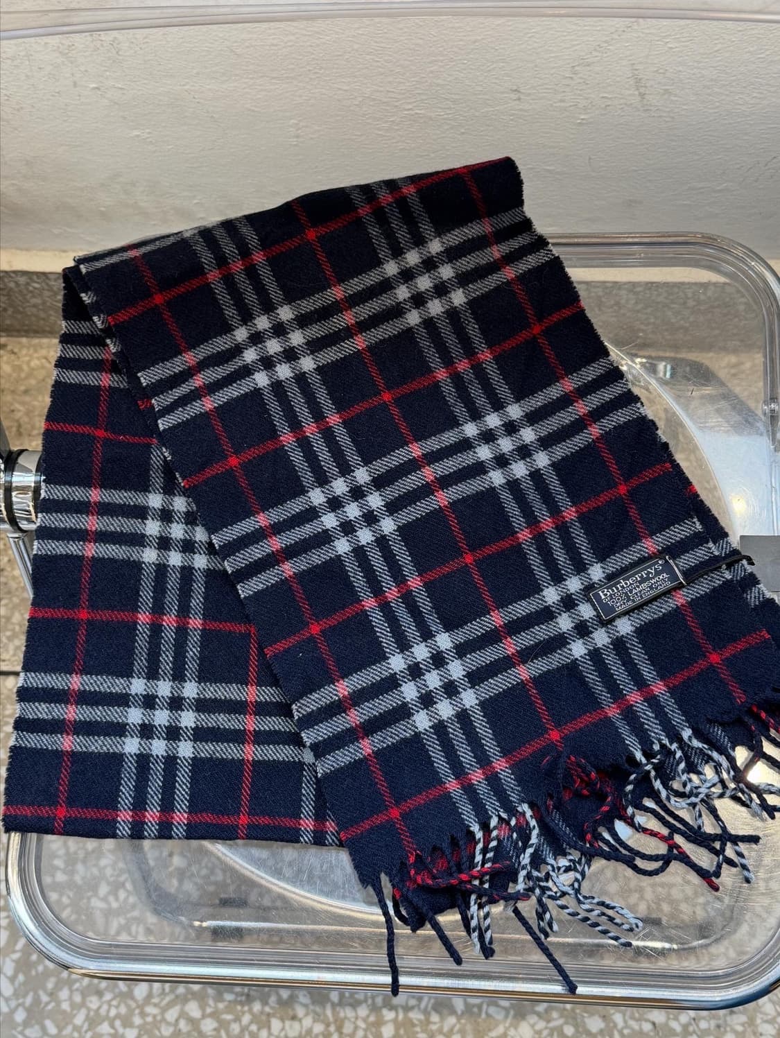 Burberry lamb wool muffler 상품이미지3