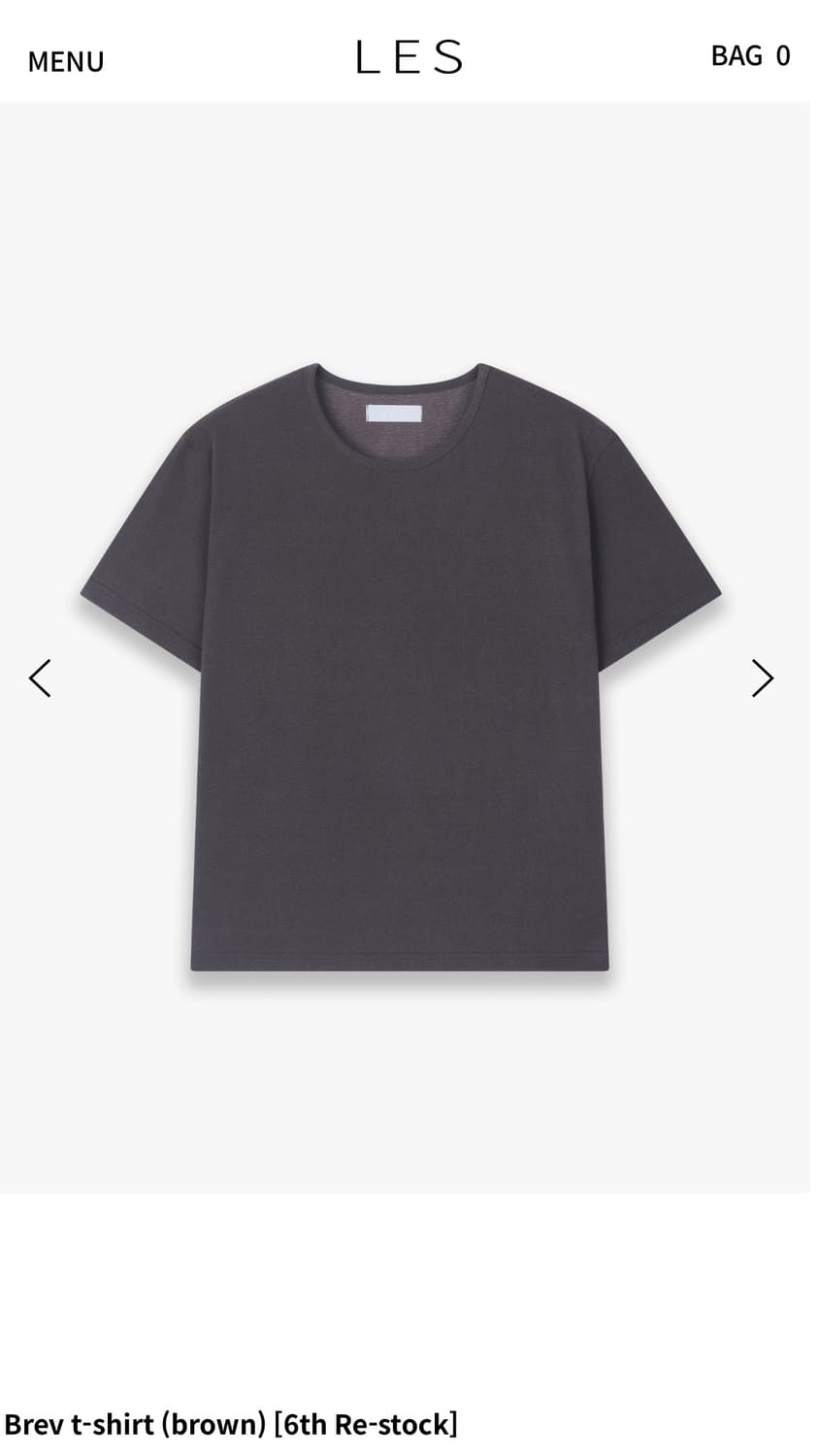 Brev t-shirt 2size 상품이미지1