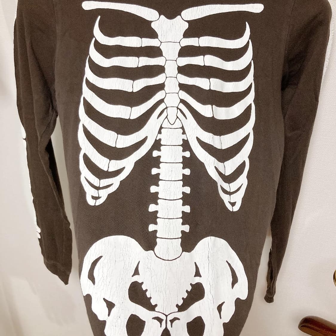 00s 넘버나인 스켈레톤 롱슬리브 티셔츠 상품이미지3