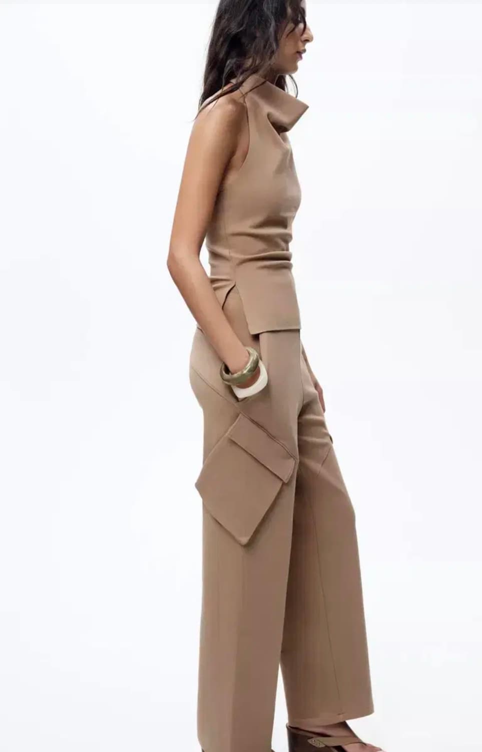 ZARA 온트 예슬마켓 자라 홀터넥 탑 상품이미지6