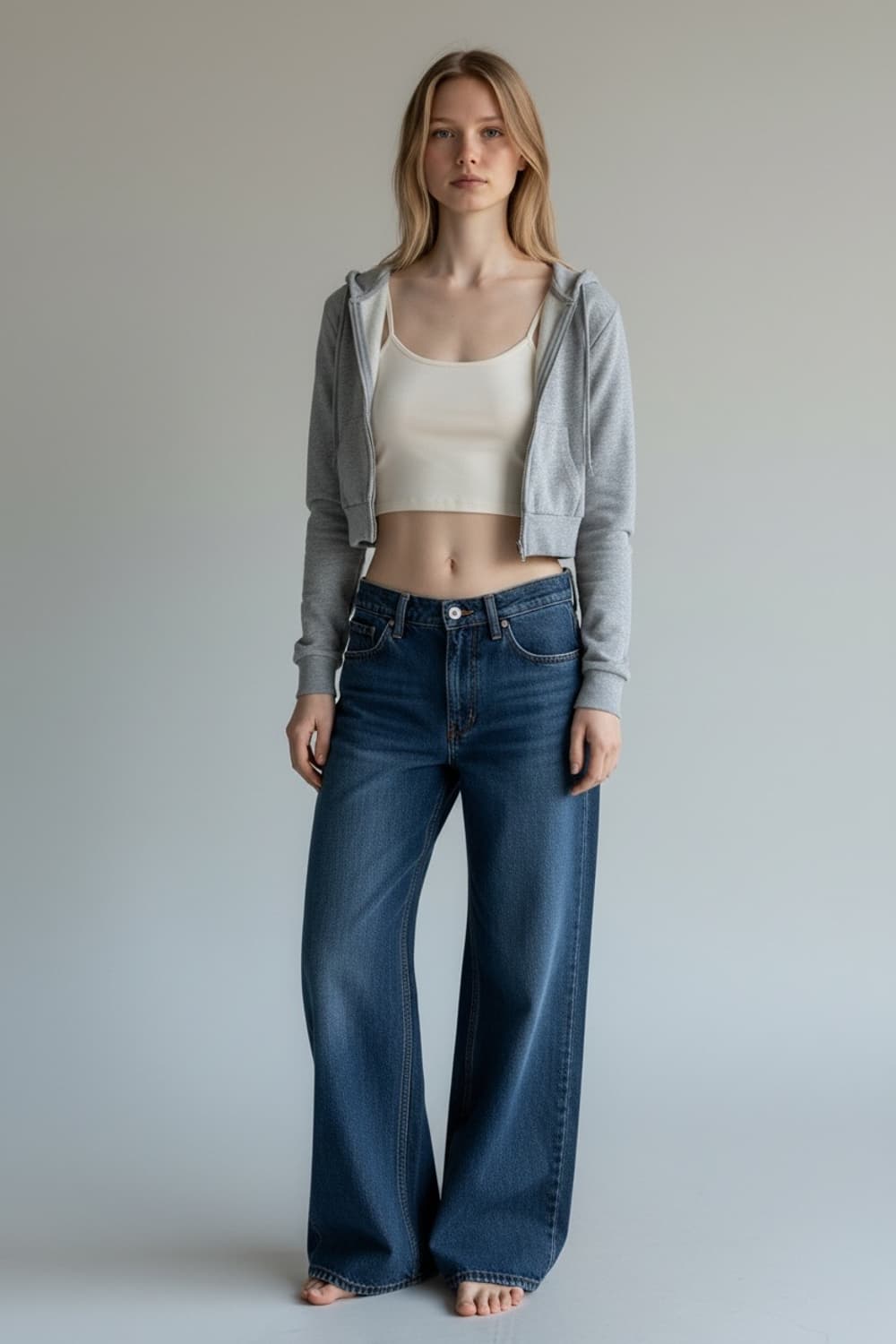 브랜디 멜빌 크롭 후드집업 상품이미지7