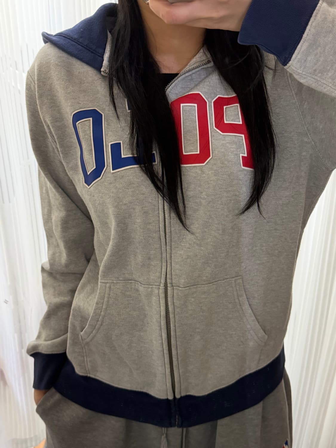 폴로 랄프로렌 그레이 후드집업 xl 상품이미지1