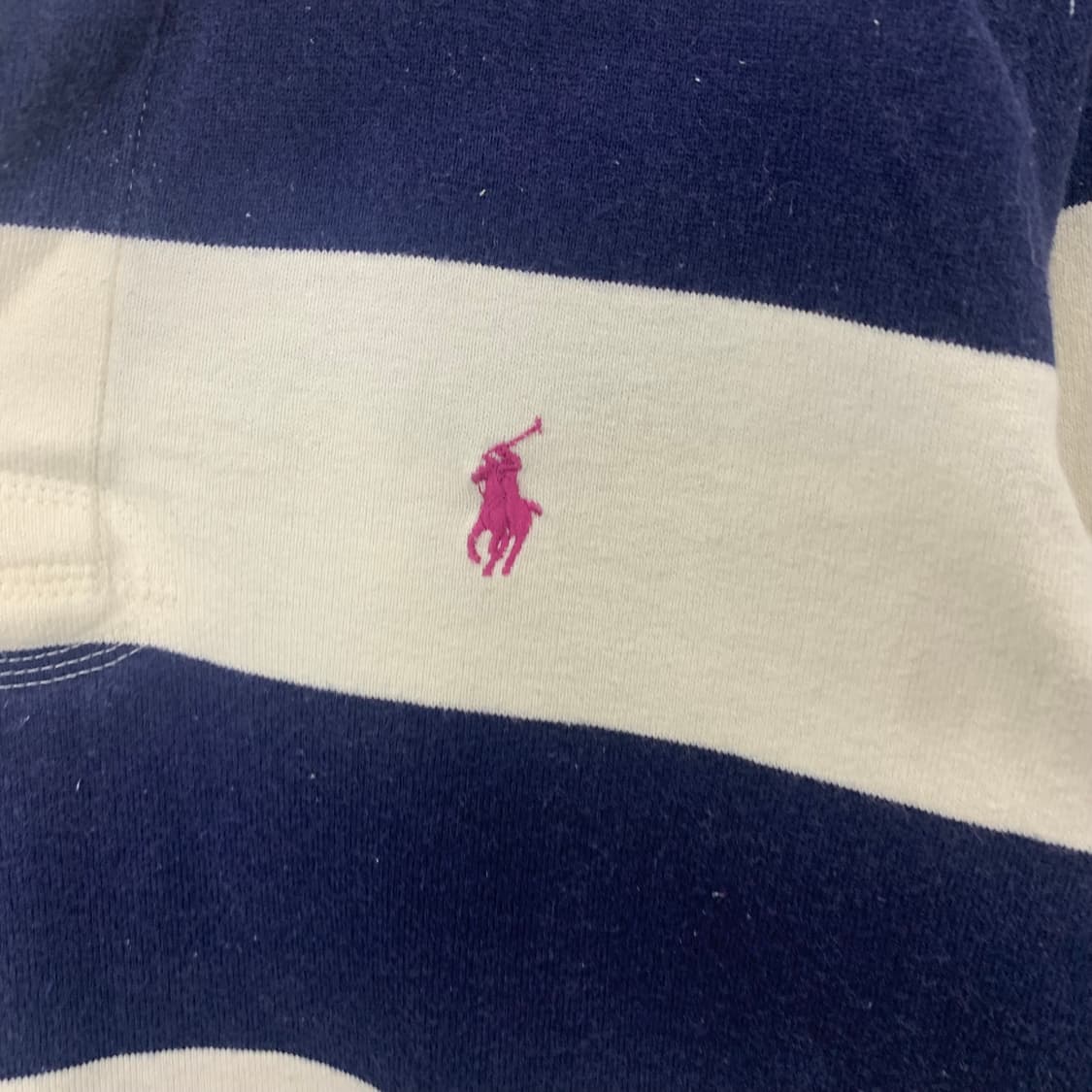 폴로 랄프로렌 스트라이프 럭비 카라 티셔츠  상품이미지3