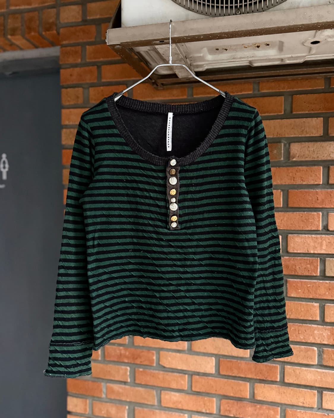 sunaokuwahara 스트라이프 롱 슬리브 상품이미지1