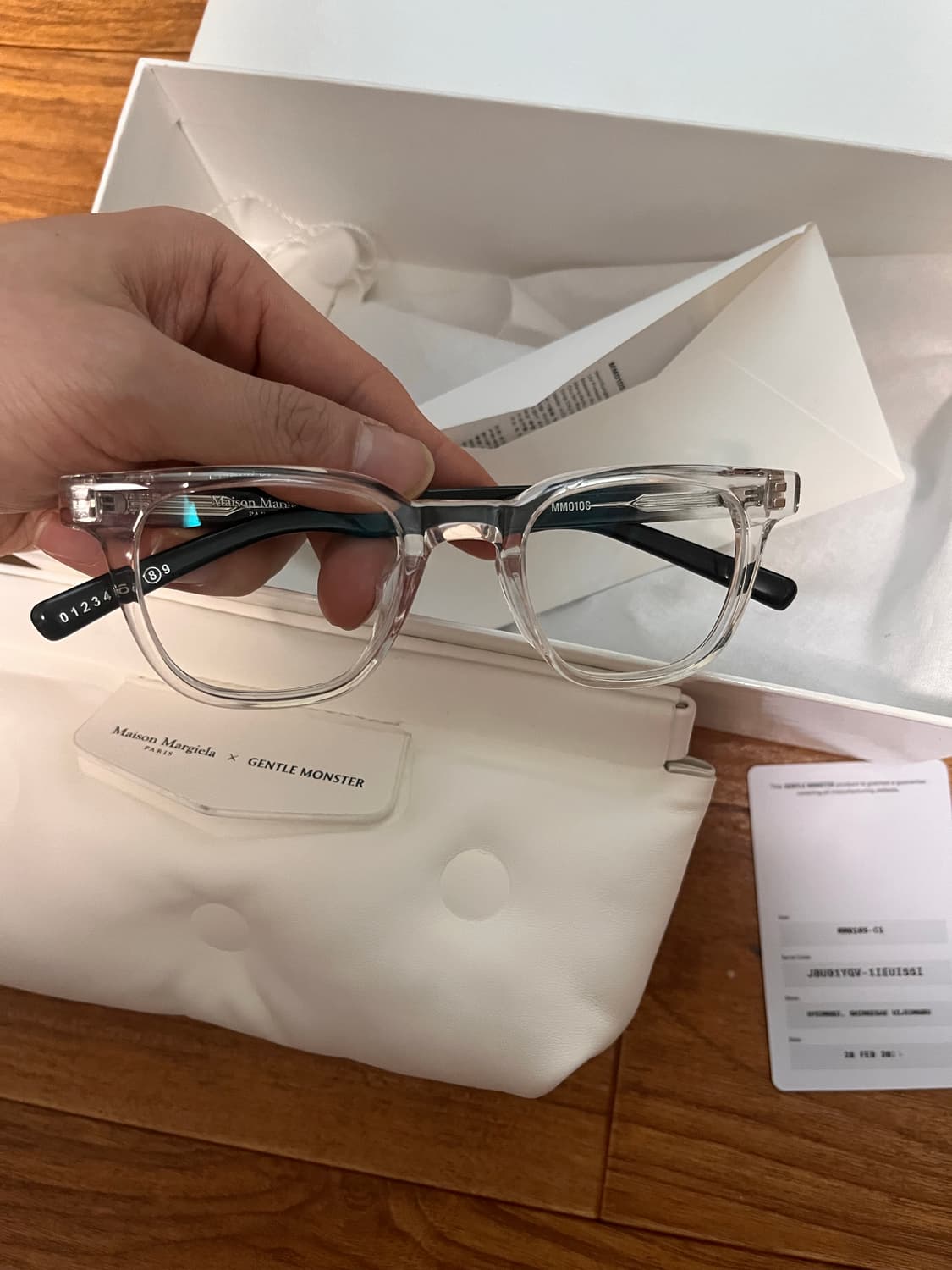 젠틀몬스터 마르지엘라 mm010s 클리어 상품이미지2