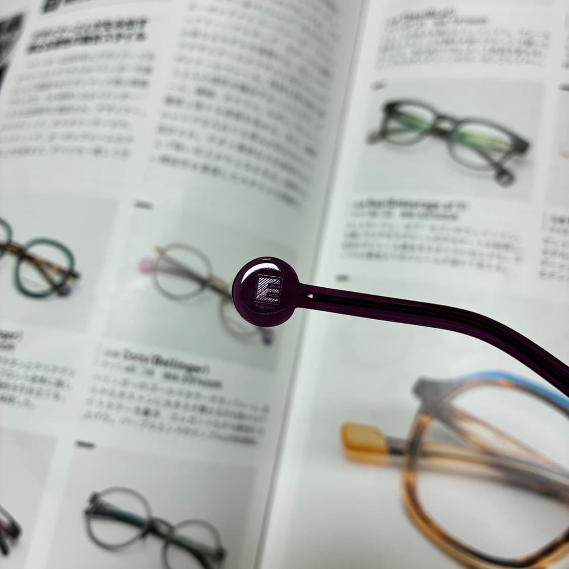 L.A. Eyeworks 엘에이 아이웍스 스퀘어 퍼플 안경 상품이미지8