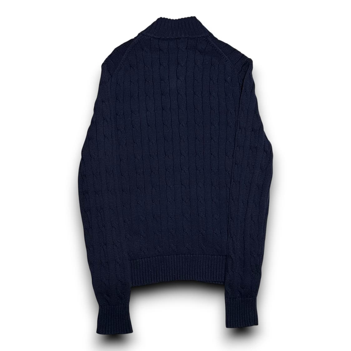 Polo Ralph Lauren 코튼 네이비 케이블 니트집업 상품이미지2