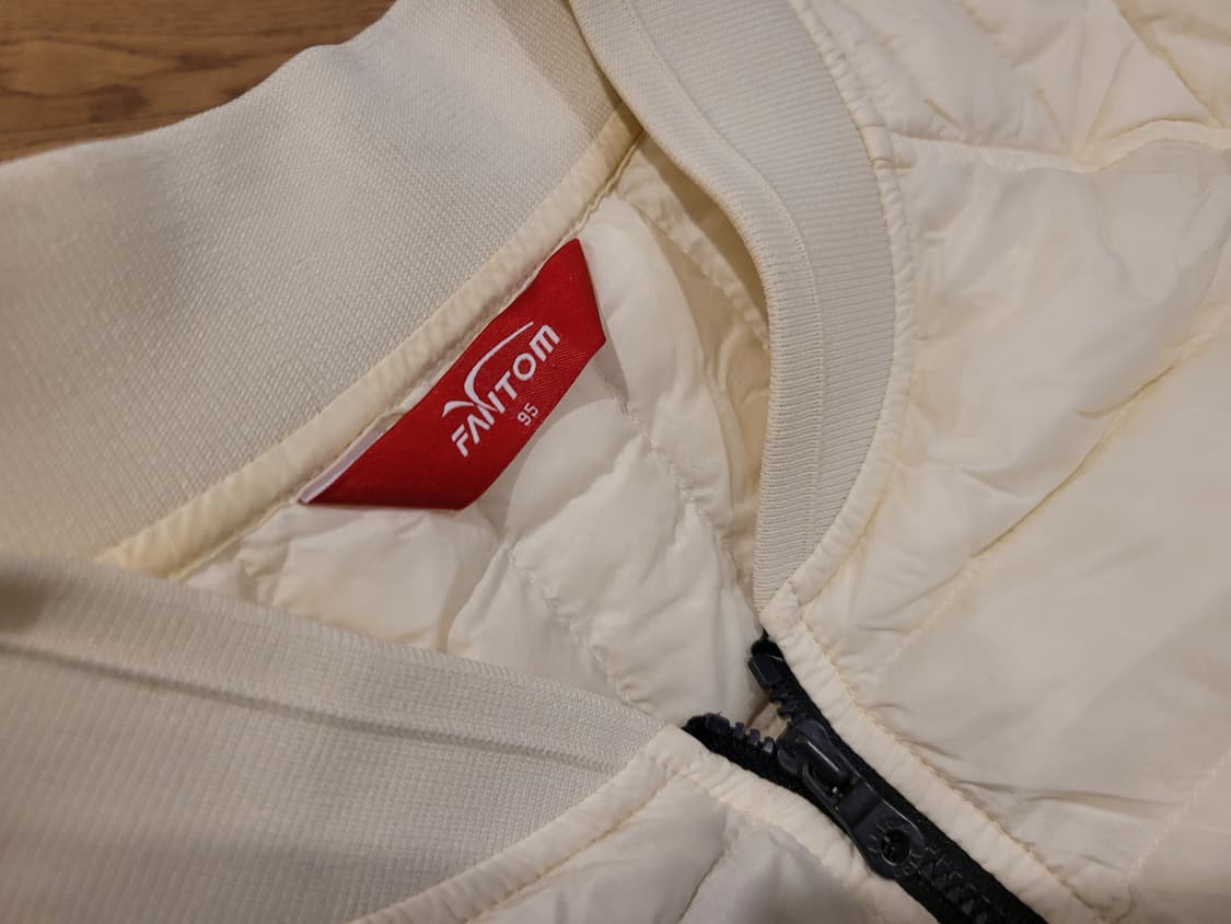 팬텀 여성 지퍼배색 블루종 구스다운 점퍼95 상품이미지3