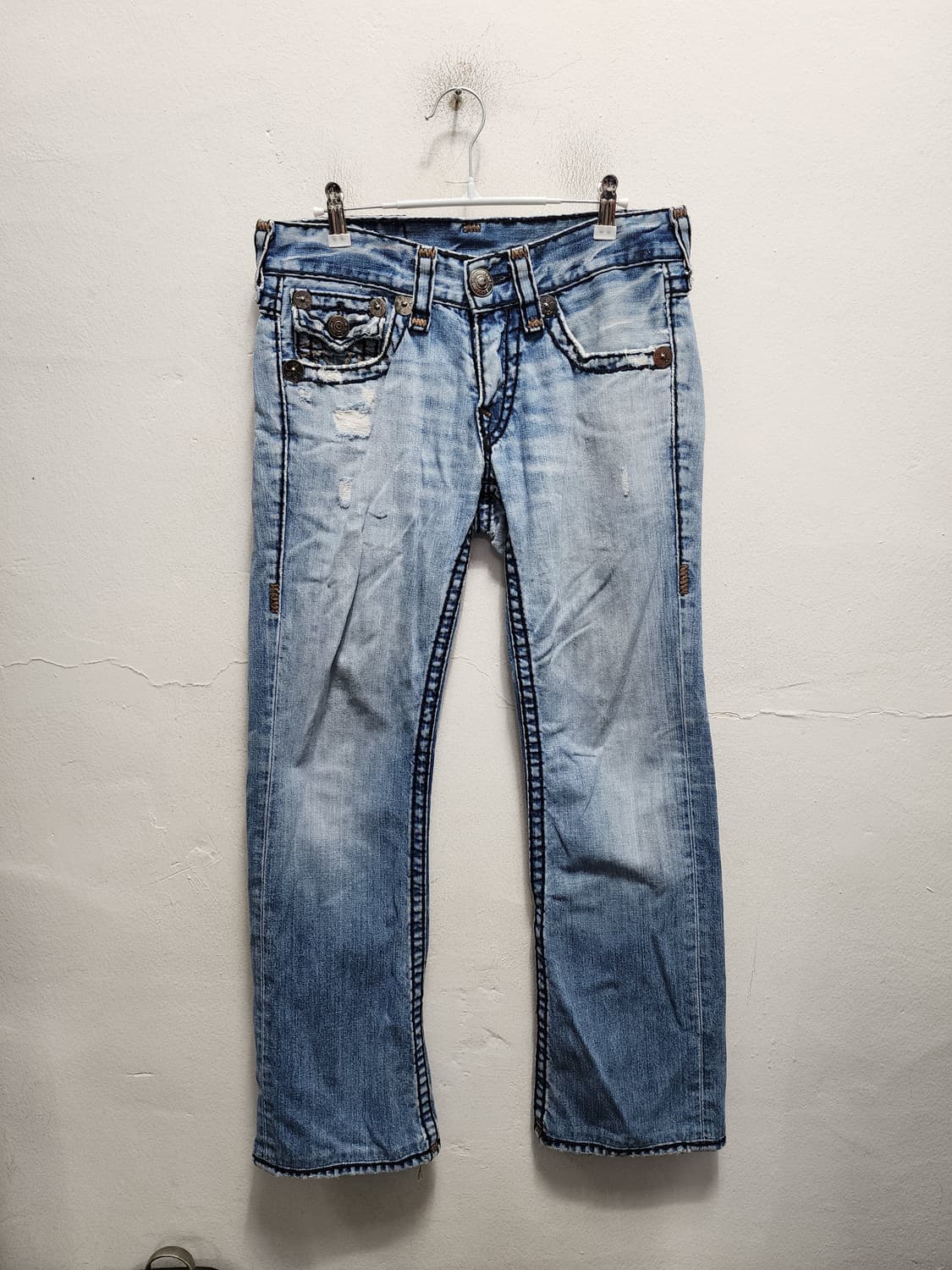 트루릴리젼 USA 워싱 BILLY SUPER T 부츠컷 청바지 상품이미지2