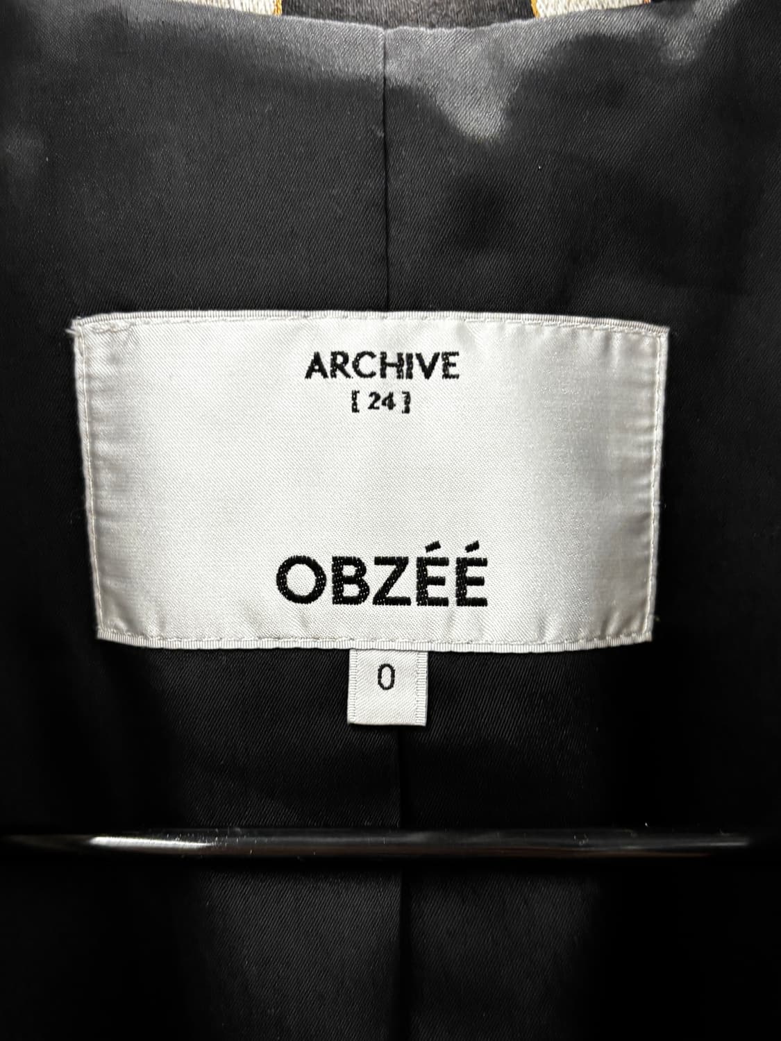 OBZEE 아카이브 스트라이프 자켓 0사이즈 상품이미지4