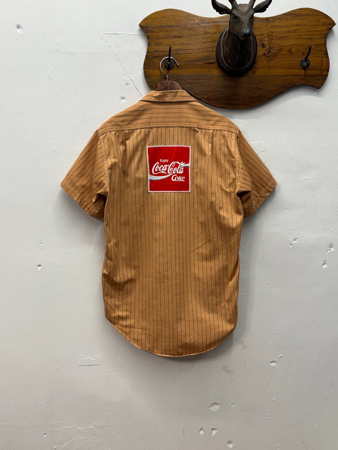 90s Coca-Cola Uniform Short Sleeve Shirt 상품이미지4