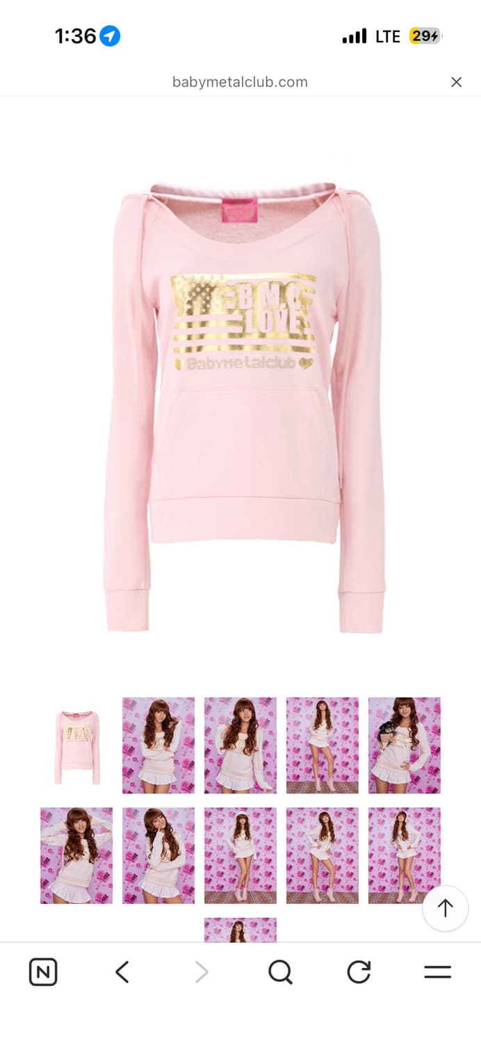 BMC♥LOVE hoodie (pink)  상품이미지1