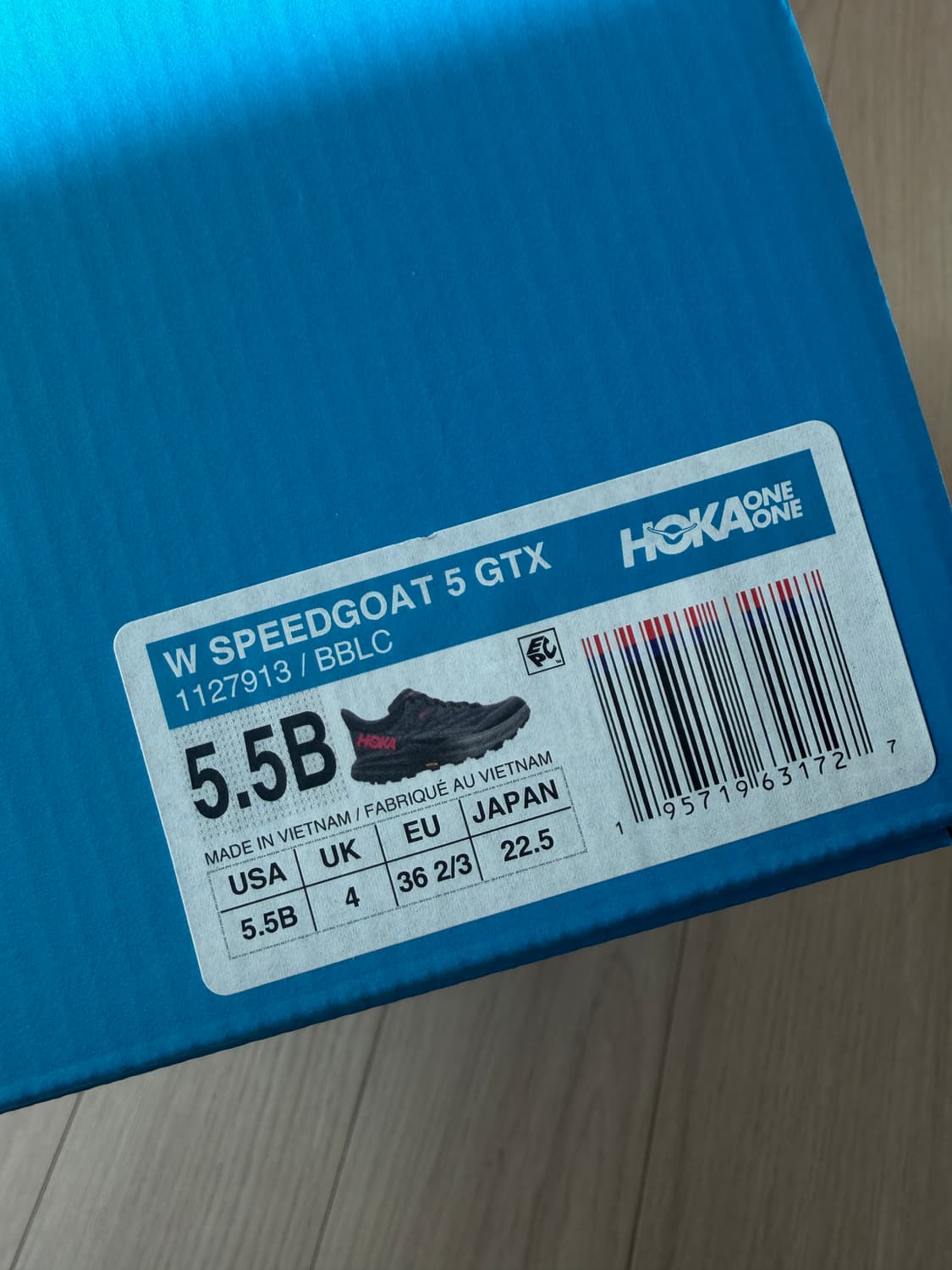 호카 스피드고트 5 GTX 블랙 여성 225 상품이미지6