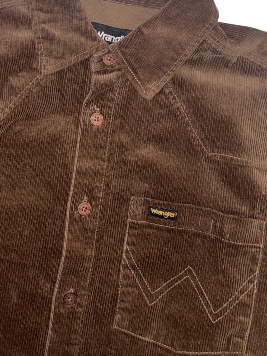랭글러 코듀로이 웨스턴 브라운 셔츠 상품이미지8