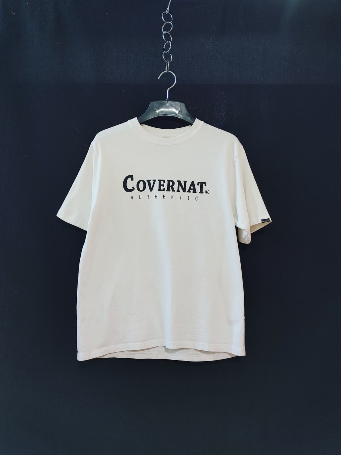 COVERNAT 커버낫 블랙로고 반팔라운드티 상품이미지1