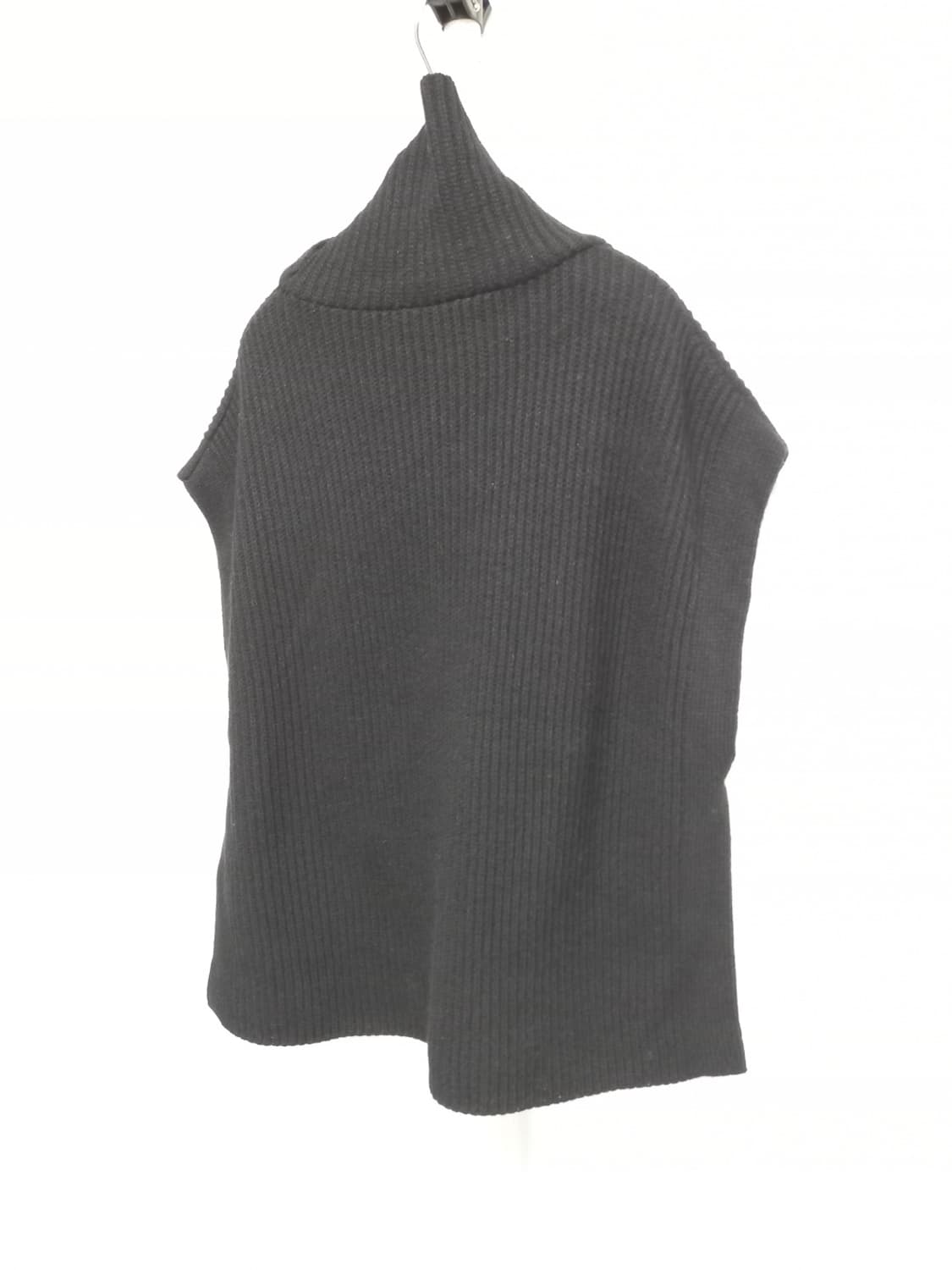 어텐션 춘추동 하이넥 모 골지 루즈박시핏 베스트 F 33-77 상품이미지7