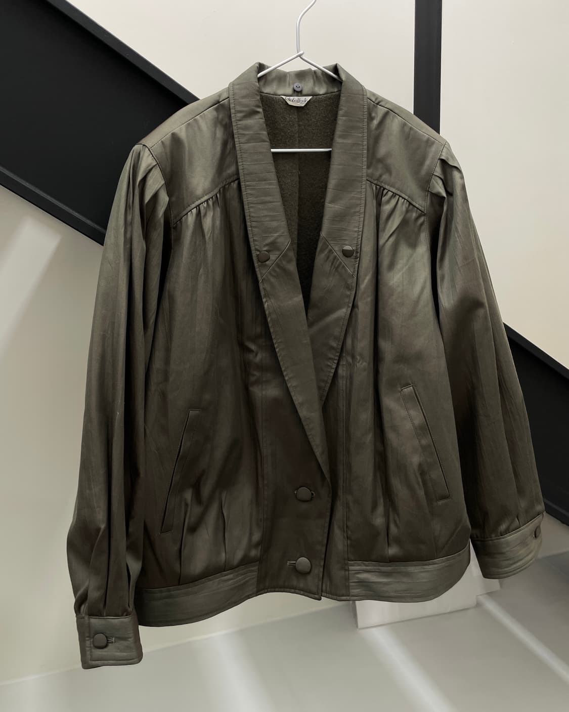 빈티지 울 칼라 탈부착 자켓 상품이미지2