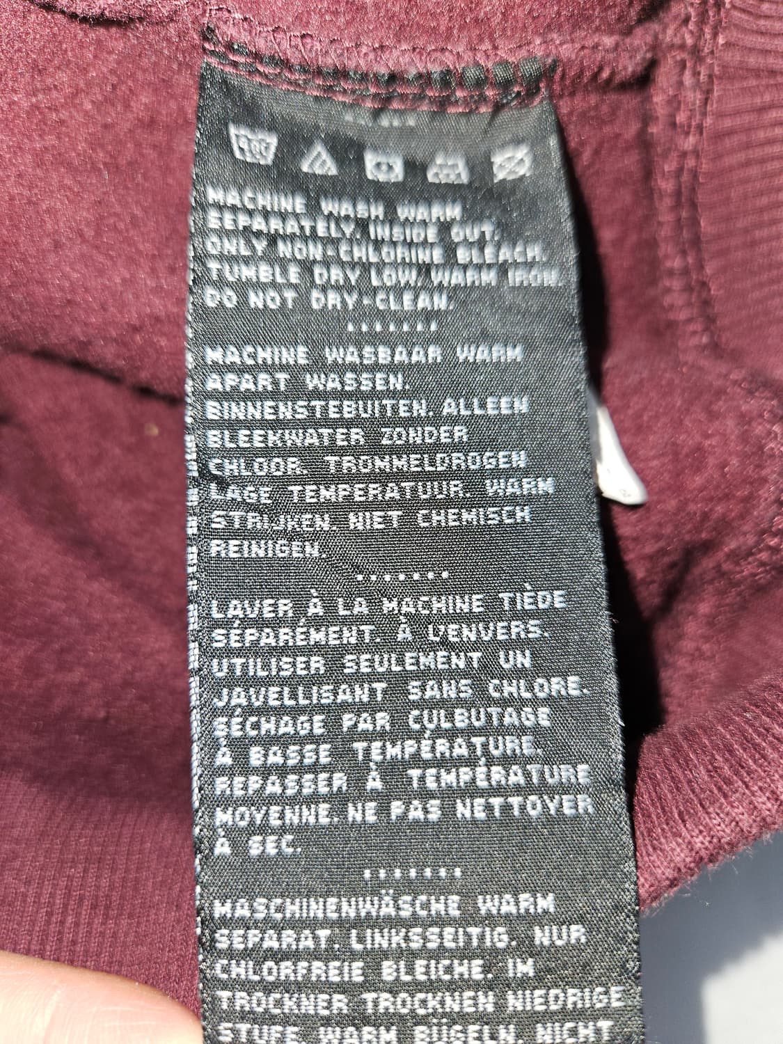 할리데이비슨 코튼 후드티 스웻셔츠 정품 S 95 상품이미지5