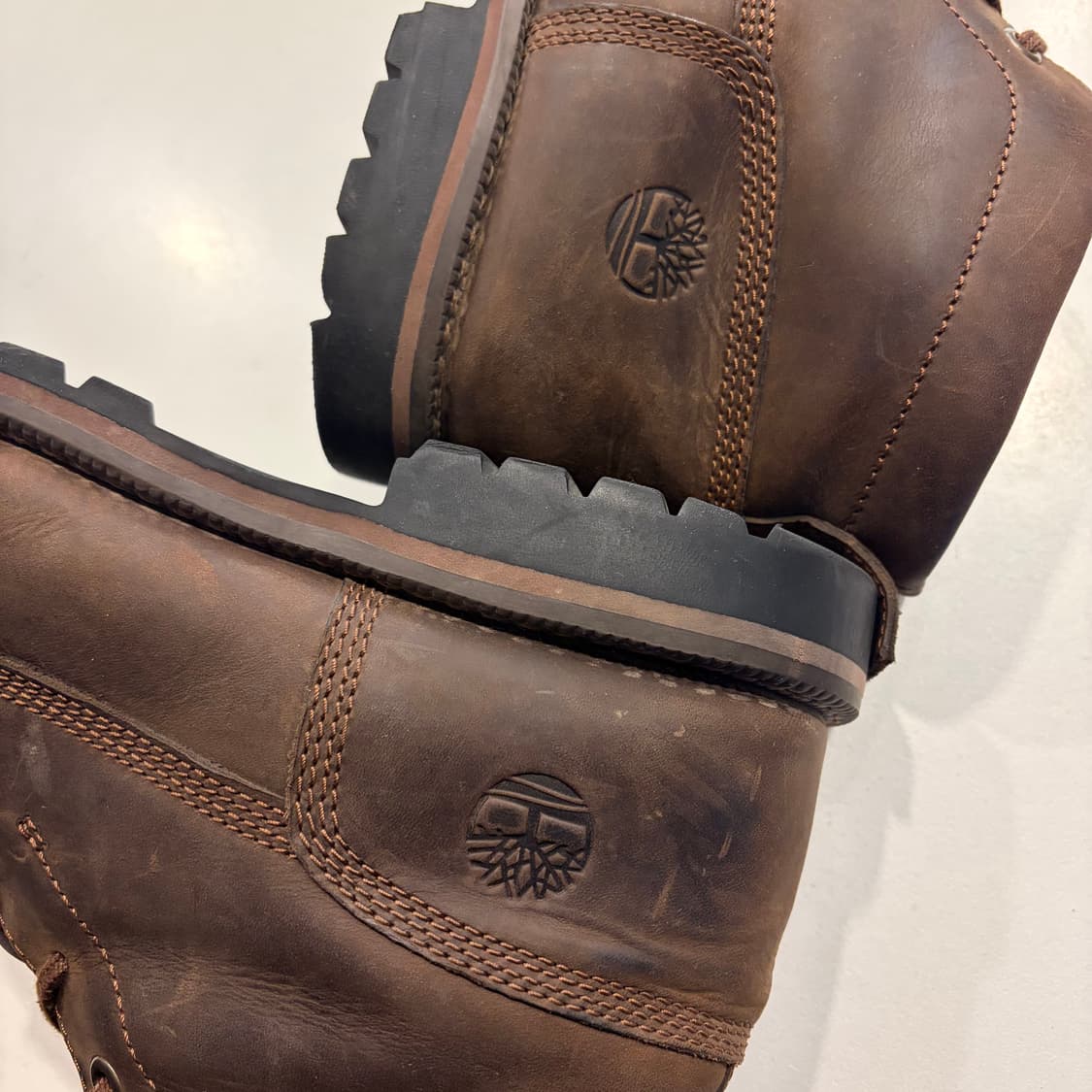 [300] 팀버랜드 처카 브라운 레더 워커 부츠 상품이미지5