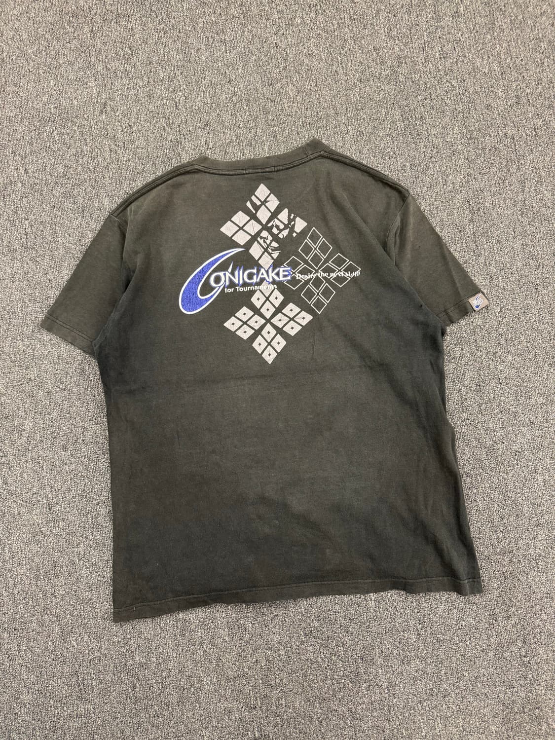 OS)Onigake 빈티지 프린팅 반팔 상품이미지5