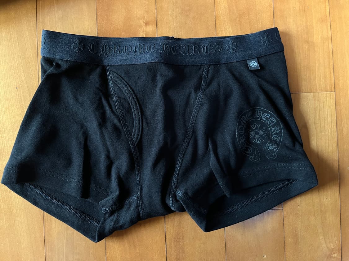 크롬하츠 복서 브리프 블랙 상품이미지3