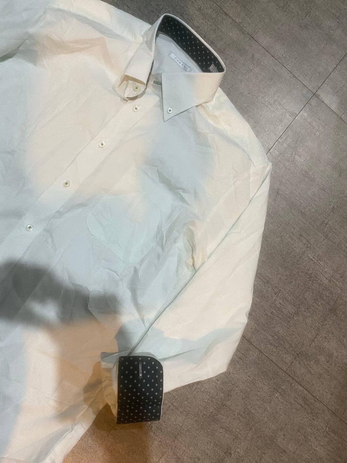 일본빈티지 Pats 올드스쿨아메카지 도트땡땡이 레이어드셔츠 상품이미지2