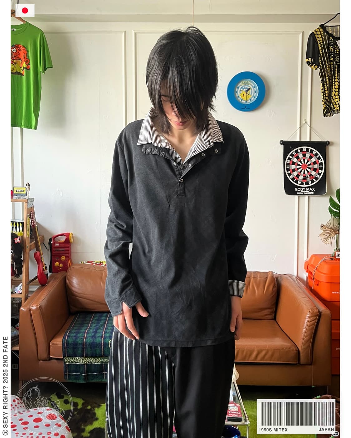 1990s MITEX Japanese Gothic Layered Top 상품이미지1