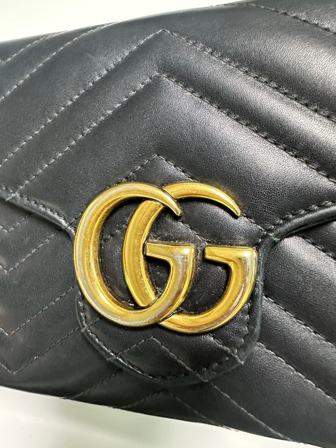 구찌 마몽트 마틀라세 체인백 블랙 상품이미지8