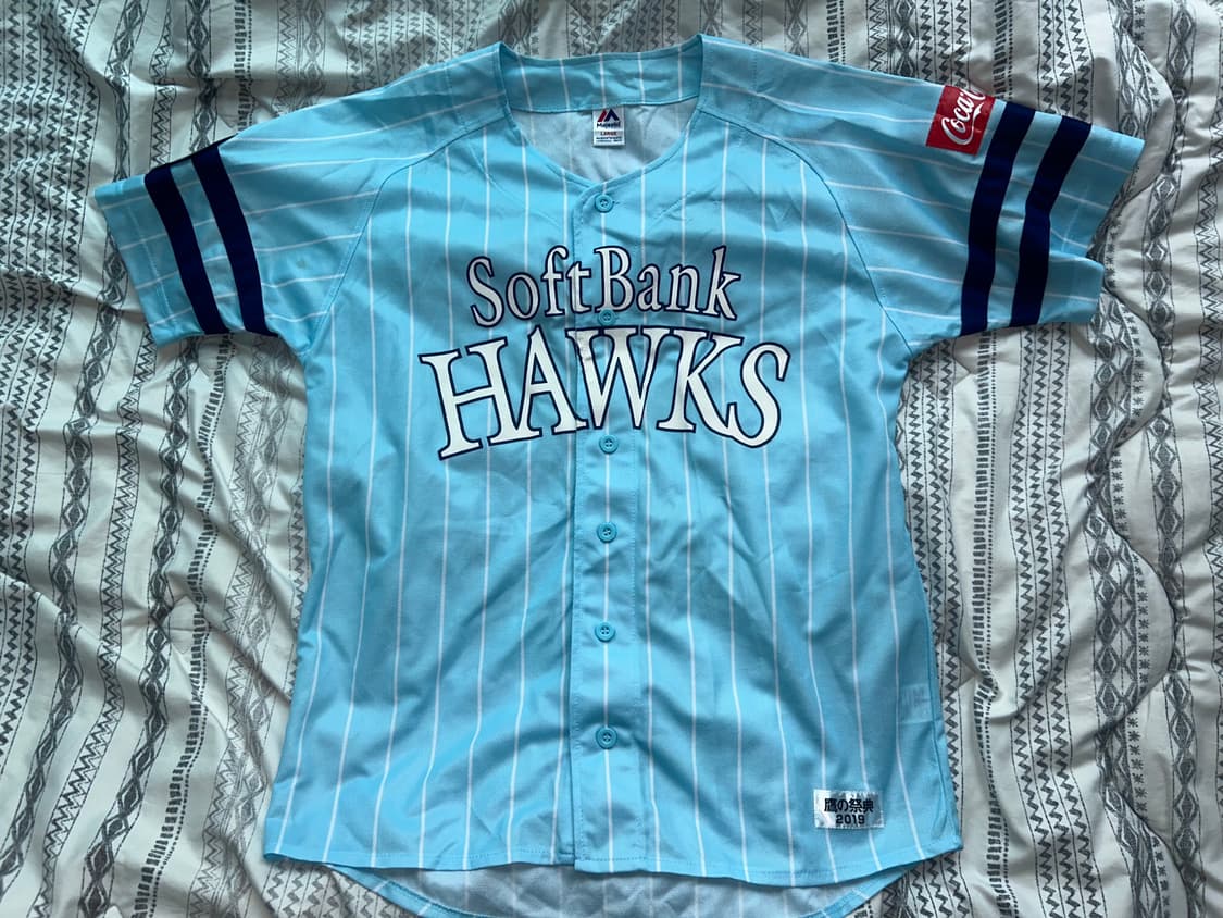 야구 유니폼 Majestic softbank hawks 상품이미지3