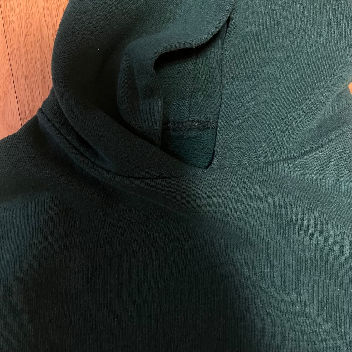 [L] 00s 빈티지 러셀 후드 포레스트 그린 상품이미지2