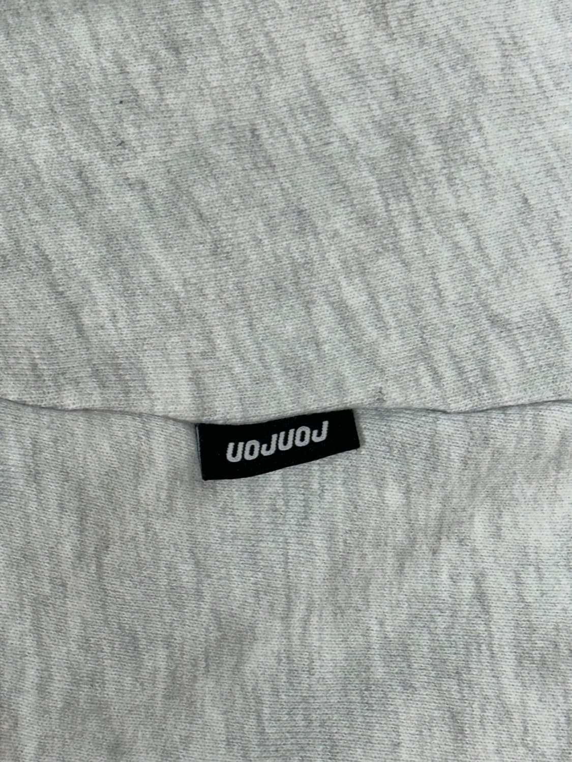 빈티지 그레이 크롭 맨투맨 오버핏 카라티 F 상품이미지8