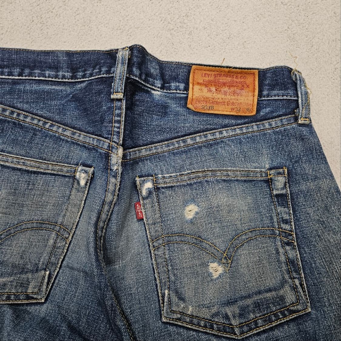 LVC 503b 셀비지 데님 32/36 상품이미지6